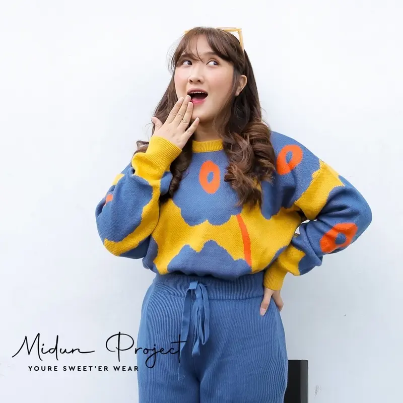 Midun.project - Clarissa Setelan Rajut Kulot Wanita Santai Nyaman 7