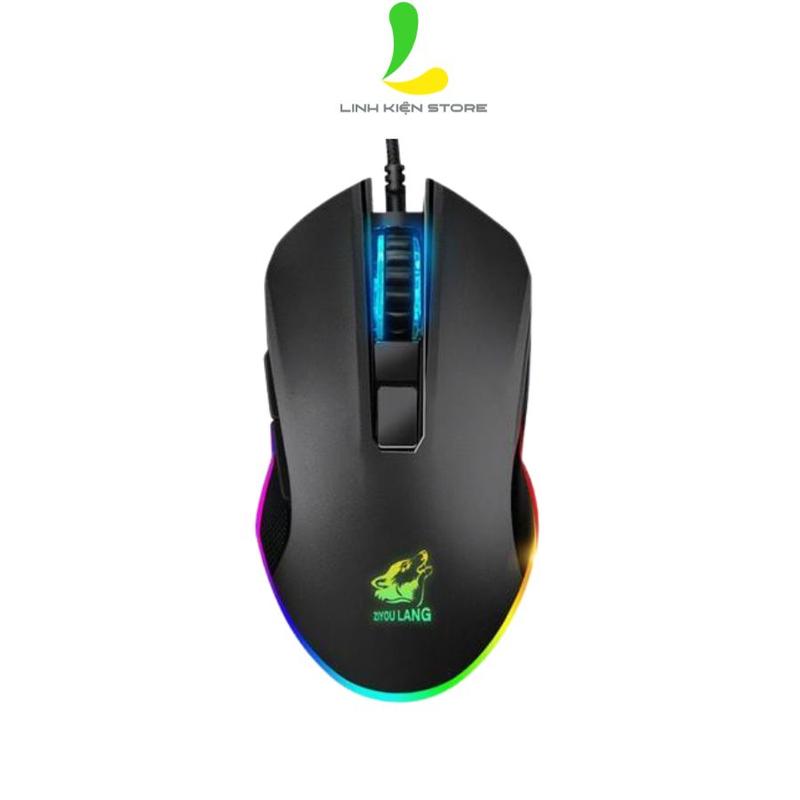  Chuôt máy tính Zhiyoulang V1 - Phụ kiện gaming giá rẻ có dây căm USB tích hợp công nghệ chuột quang mới 
