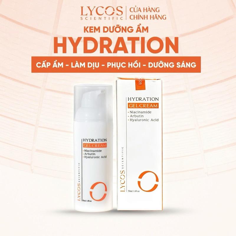 Kem Dưỡng Ẩm LYCOS Hydration Cấp ẩm, Làm Dịu Phục Hồi & Dưỡng Sáng 50ml