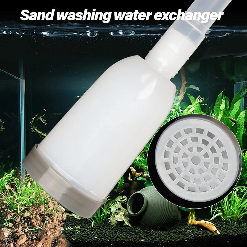 Product Introduction of Water converter, fish tank changer, T-shirt, fish tank backdrop, vacuum purifier, gravel and water cleaner, manual cleaner, width of 1,5cm 24