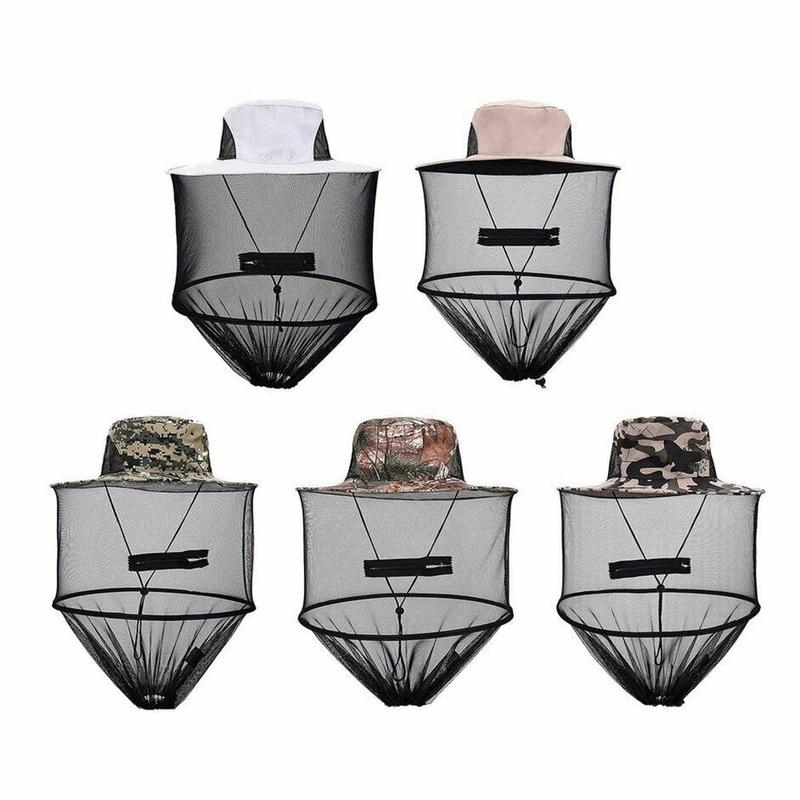 Product Introduction of Fashion Outdoor Sunscreen Mosquito Hat Foldable Repellent Protection Bucket Hat Hidden Net Mesh Casual Insect Proof Cap for Men Women 21
