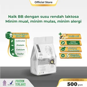 Wegen - Ternak Syams Susu Tinggi Kalori dan Protein Rasa Vanila 500 gram | Surplus Bulking Weight Gain