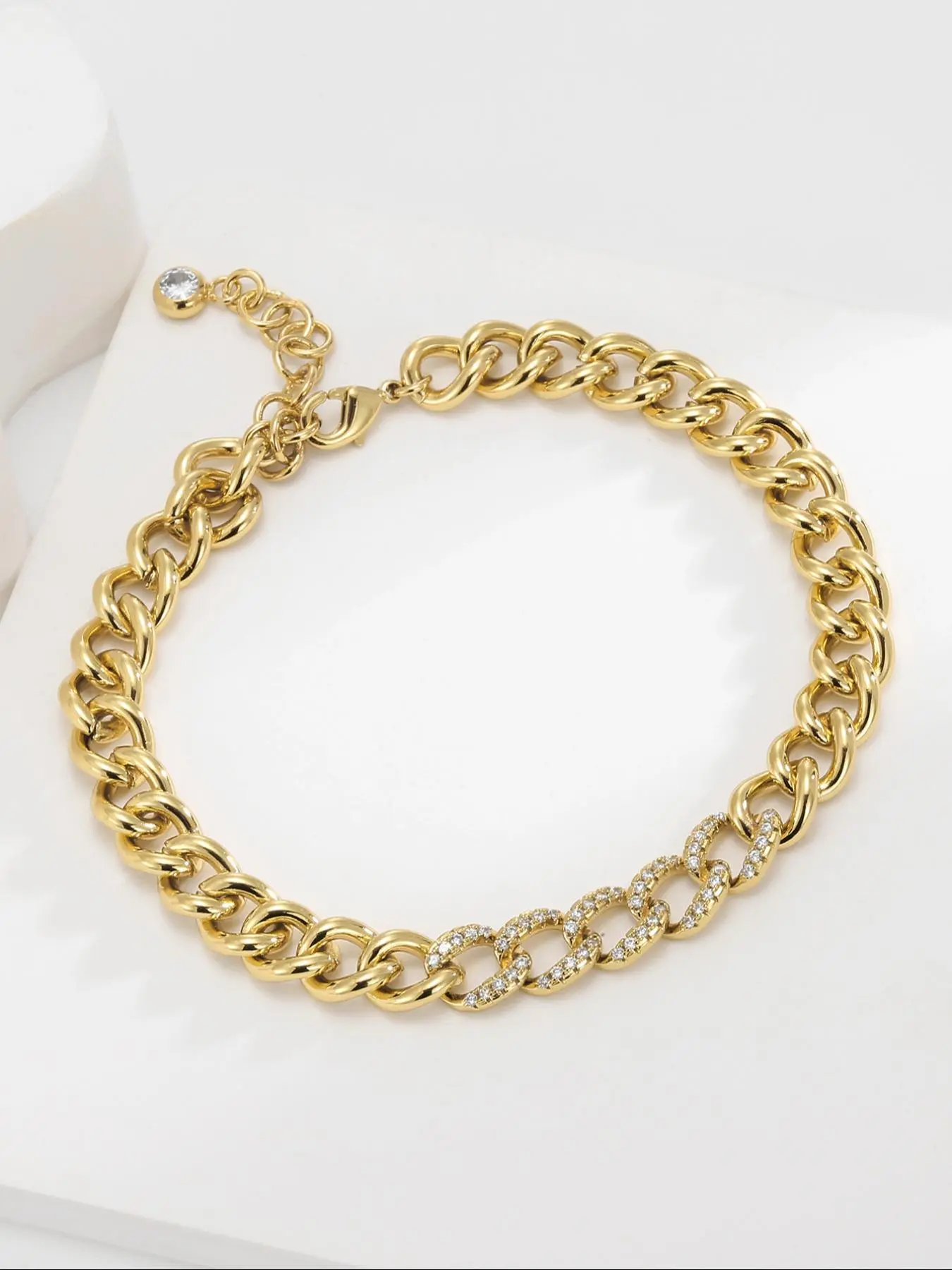 Women's Elegant Chain Bracelet, Exquisite Trendy Bracelet, Fashionable Jewelry for Women & Girls for Party & Daily Clothing Decor