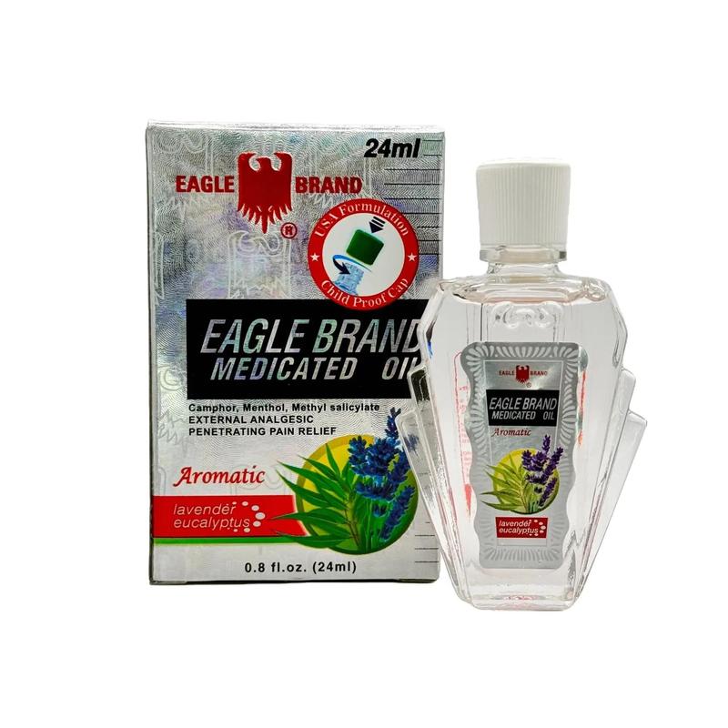 Dầu gió trắng Con Ó Singapore 2 nắp (hàng xuất mỹ) 24ml