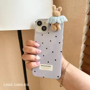 [CASECUDDLES] Bunny Angel Case - Softcase untuk iPhone X - 15 Pro Max