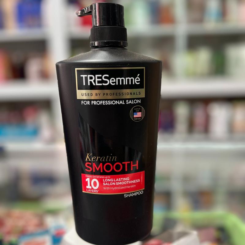  Dầu Gội TRESemme Keratin Smooth Tinh Dầu Argan 900ml 
