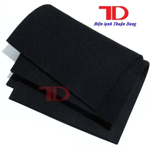 Tấm Lót Chống Cháy nỉ cacbon đã được oxy hóa dày 10mm, Tấm Chắn Nhiệt Chống Cháy khi hàn chất liệu sợi Carbon, Nỉ acrylic tiền oxy hóa - Điện Lạnh Thuận Dung 3