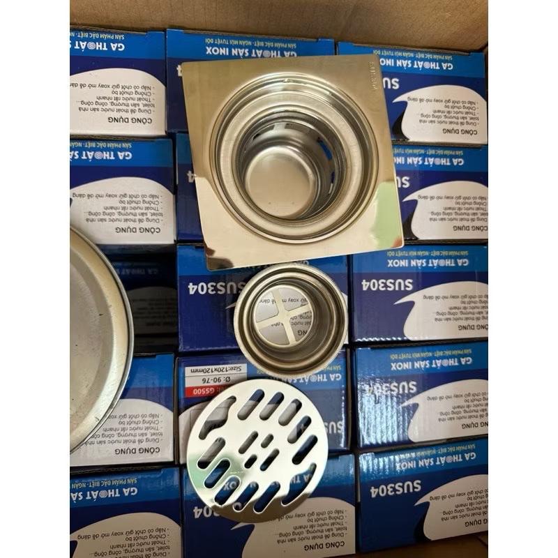 Product Introduction of Ga thoát sàn inox 304 chống mùi kích thước mặt 12x12cm (Lắp cho ống 76) 4