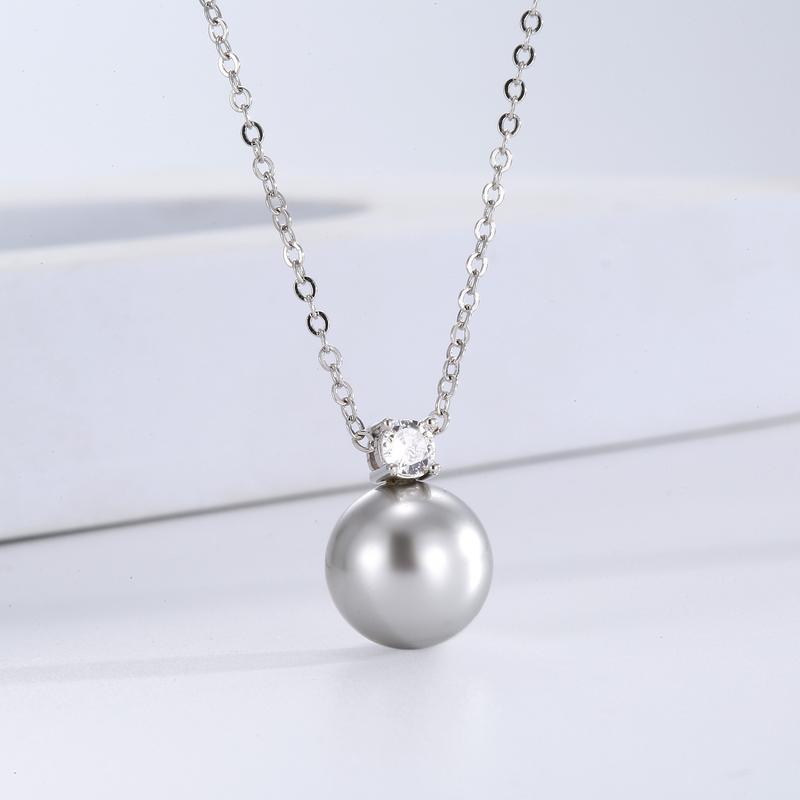 Phụ Kiện Dây Chuyền Xương Đòn, Bán Chạy, Thiết Kế Độc Đáo Đơn Giản Và Cổ Điển Vòng Cổ Mặt Dây Chuyền Ngọc Trai Đơn, Dành Cho Phụ Nữ, Dễ Phối Đồ, Cảm Giác Cao Cấp 7