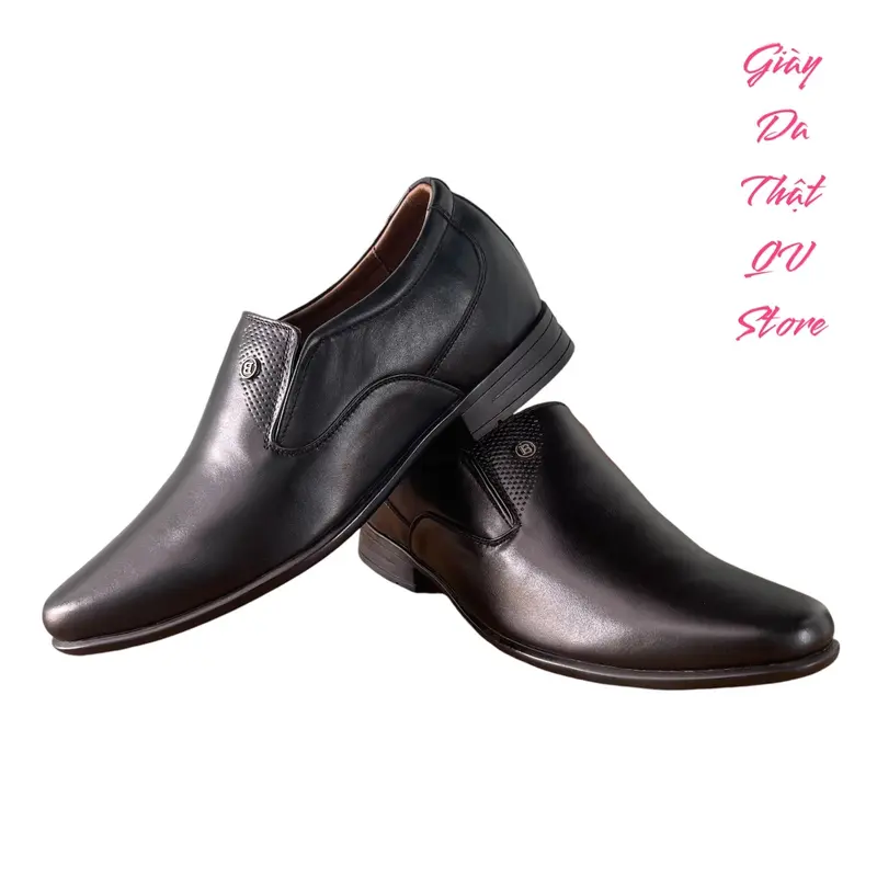 Giày Tây Tăng Chiều Cao 7cm, Mũi  Nhọn, Kiểu Dáng Đơn Giản Lịch Thiệp. 0