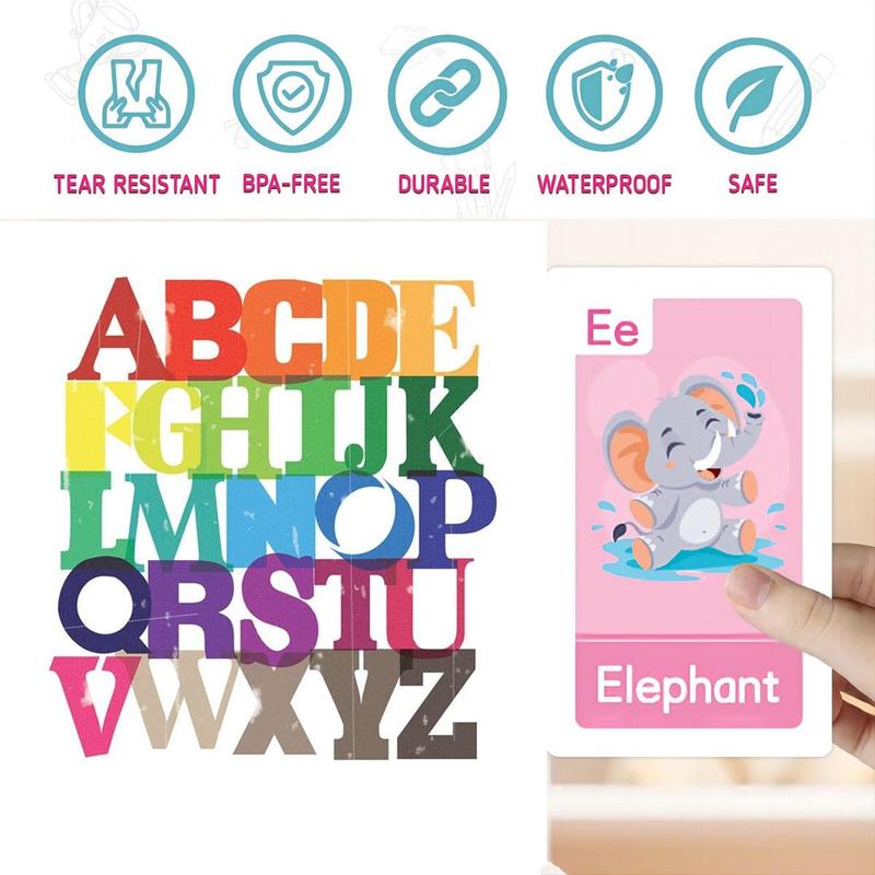 1 Set Children's Learning Flash Card, Color & Number & Shape & Rabbit Cognition Card, Educational Toy for Kids, Learning Toys 4
