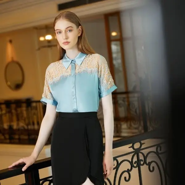 Áo sơ mi nữ ngắn tay B9SSS005K B9SSS005K B9SSS005K-004