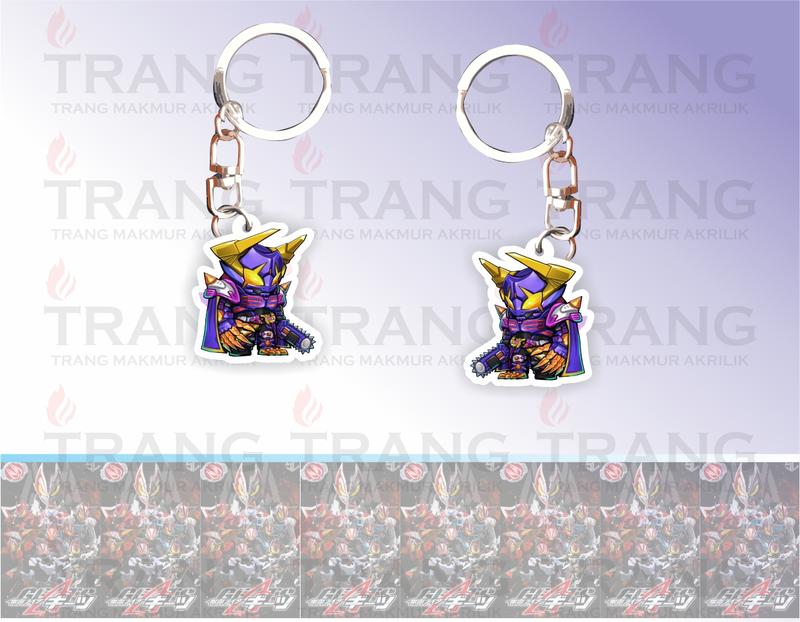 Gantungan Kunci Akrilik Kamen Rider geats Final Form/Acrylic Keychain Kamen Rider geats Final Form Ganci Ganci 6