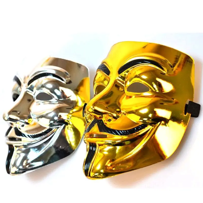 paket 2 topeng silver dan gold isi 2 Plastik Remaja Anak