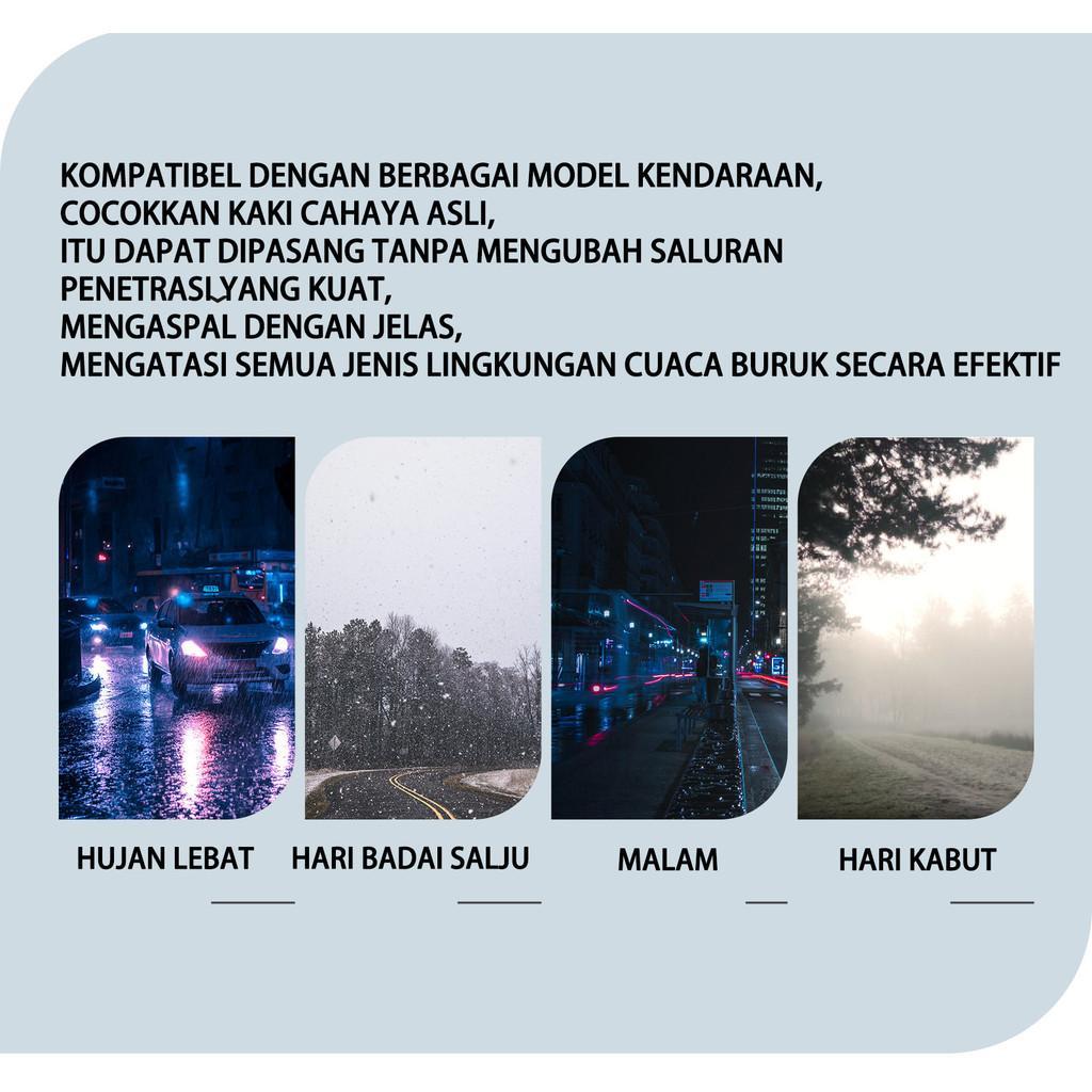 Lampu LED Motor Super Terang H6 M5 P15D - Bohlam Canbus 12V 6000K untuk Lampu Depan Motor, Tahan Lama, Anti Silau, Plug & Play