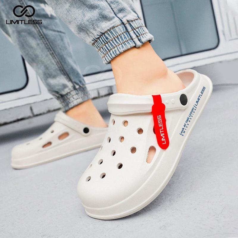 Limitless - Sandal Selop Elizer Pria Keren Sendal Slip On Cowok Dewasa Bahan Eva Phylon Ringan - Size 39-44 Kasual Karet 9