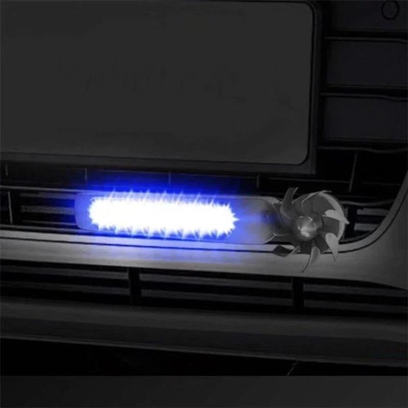 Product Introduction of 1-2pcs LED Wind Powered Car Daytime Running Light Auto Decorative Lamp with Rotating Fan No Need External Power Supply DRL Bulb 15
