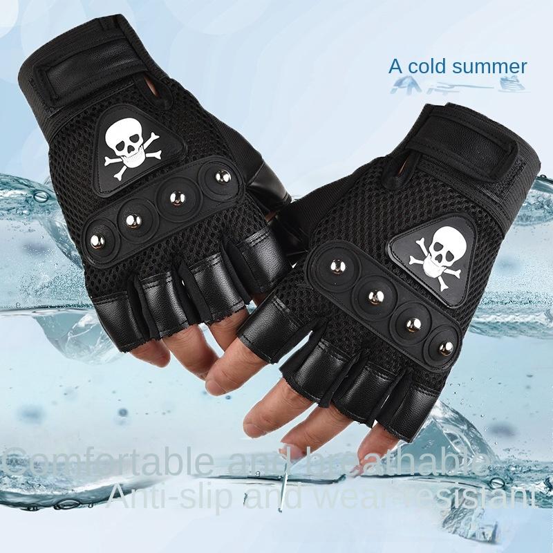 Product Introduction of Men's Outdoor Half-Finger Riding Gloves, Sports and Fitness, Tactical Training Gloves -- Ywdo 2