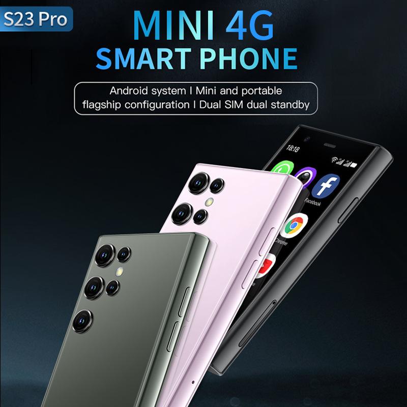 Điện Thoại Di Động, Điện Thoại Thông Minh Mới S23Pro, Điện Thoại Di Động Xuyên Biên Giới, 3 Inch, 2 + 16GB, Hệ Điều Hành Android 8.1, Kích Thước Nhỏ Gọn, Máy Dự Phòng Bỏ Túi Siêu Nhỏ 6
