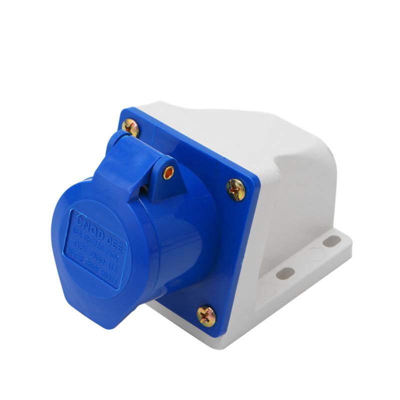 Product Introduction of 16 Amp 3 Pin Industrial Socket 220-250V Weatherproof IP44 2P+E 3Phase 16A 36