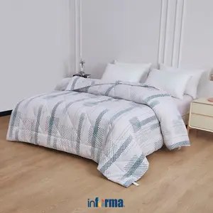 Informa Bed Cover Microfiber - Best Seller Selimut Seprai Tempat Tidur Sprei Selimut Tebal Pelindung Kasur