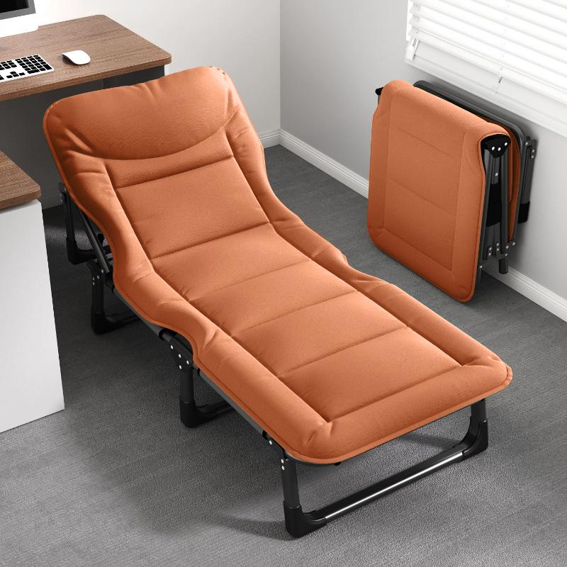 Giường gấp gọn, ghế gấp, ghế phòng chờ gấp, giường ngủ trưa, vải thở cao, mềm và thoải mái, không thấm nước -chống ẩm và chống dầu, có thể chịu được 200kg giường  khung thép hiện đại đa năng