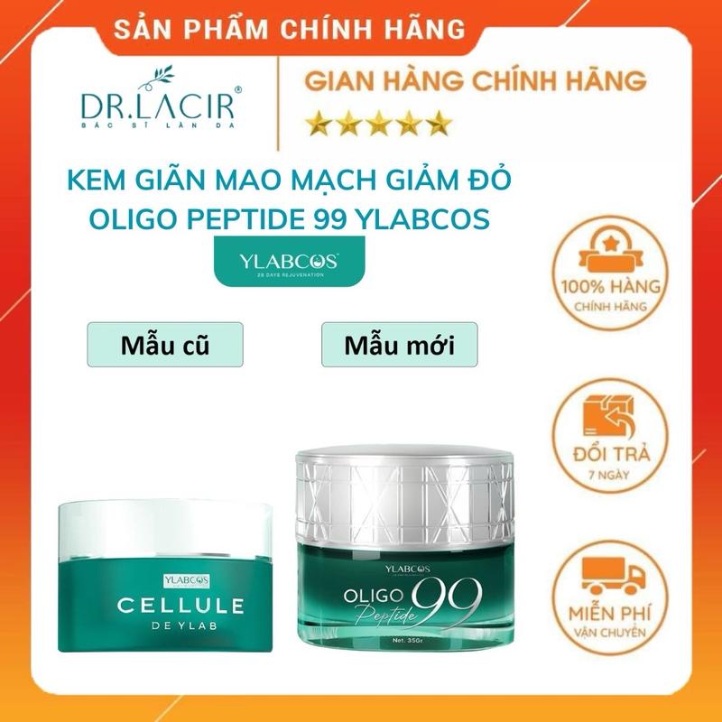 Oligo Peptide 99 Ylabcos - Kem Giãn Mao Mạch Giảm Đỏ Ylabcos 35gr giúp cung cấp dưỡng chất dưỡng ẩm da, làm mờ các vết thâm nám