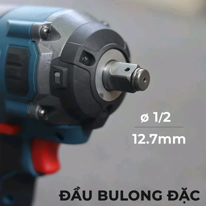 [Chính hãng] Máy siết bulong Boshun BS-IW850N lực siết 850Nm, 3 cấp chỉnh lực động cơ không than, đầu đặc 1/2 bộ kèm 2pin 15cell 6