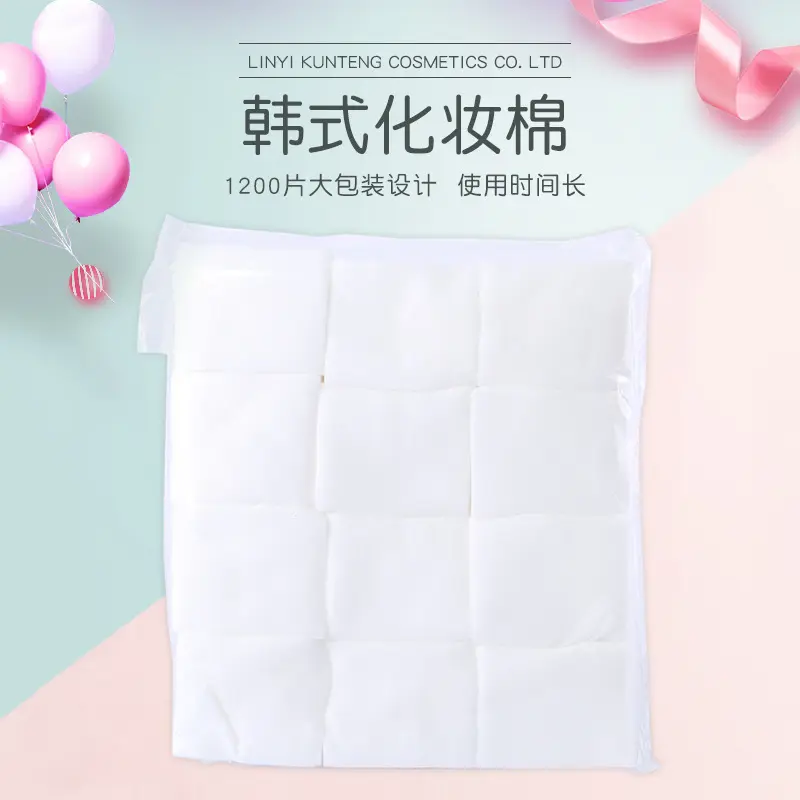 Bông Phấn Trang Điểm Mặt, Túi Dung Lượng Lớn, 1000 Miếng, Giao Diện Bông Phấn Cotton