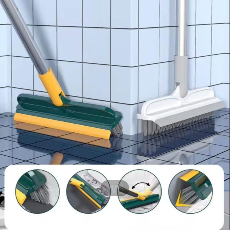 Cây Chà Sàn Nhà Tắm Bàn Chải Chổi Cọ Gạt Nước Nhà Tắm Nhà Vệ Sinh 2 trong 1 Làm Sạch