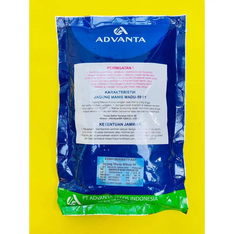 Benih Jagung Manis MADU-59 F1 isi 250gr dari ADVANTA 2