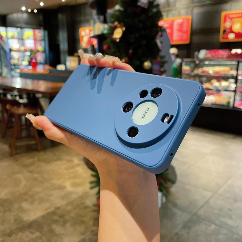 Product Introduction of Suitable for Mate60 Fine Hole Frosted TPU Straight Nova12 Protective Case Huawei Pura70 Silicone Phone Case Cellphone Protector Protection Smartphone 11