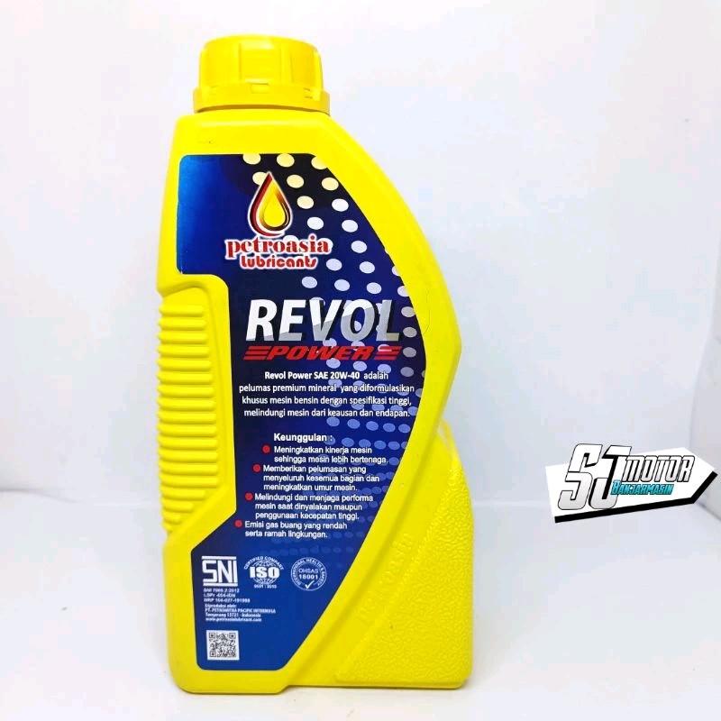 Oli Revol Power 4T Petroasia 20W-40  ( 800 ml ) 1