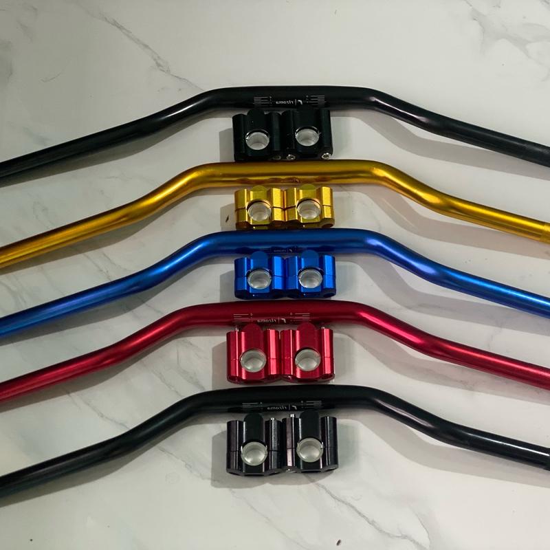 Combo ghi đông trung quốc 28mm kèm cùm nâng độ xe điện loại 1 độ chế các dòng xe - Phụ Kiện Phụ Tùng Nhãn Dán Tem