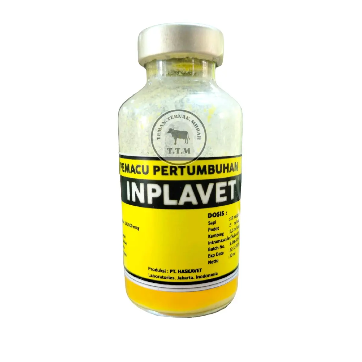 Baru!! Inplavet pertumbuhan - Pemacu pertumbuhan Sapi Kambing-Inplavet pertumbuhan - hormon penggemukan sapi kambing - 10 mL