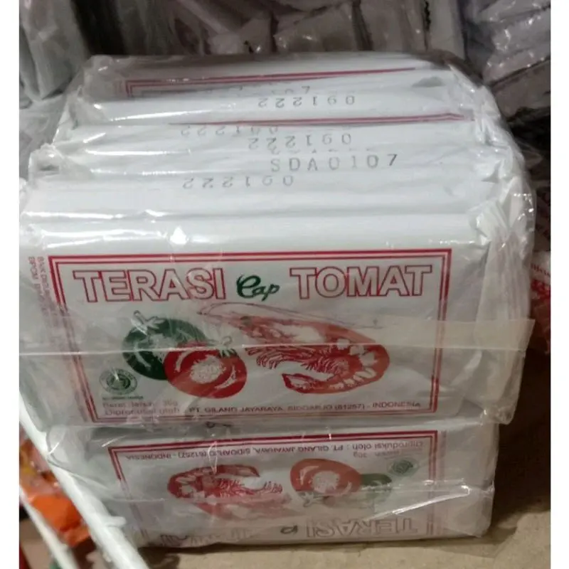 terasi cap tomat udang 1 peck isi 10 pcs Alami