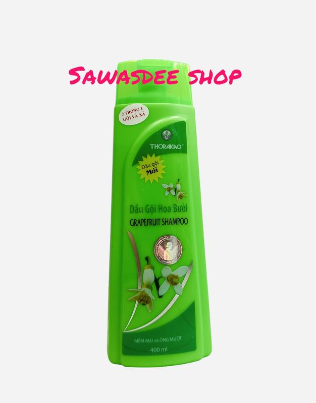 Thorakao - Dầu gội xả hoa bưởi 400ml Làm Sạch Tóc Và Da Đầu Nữ - Sản Phẩm Chính Hãng