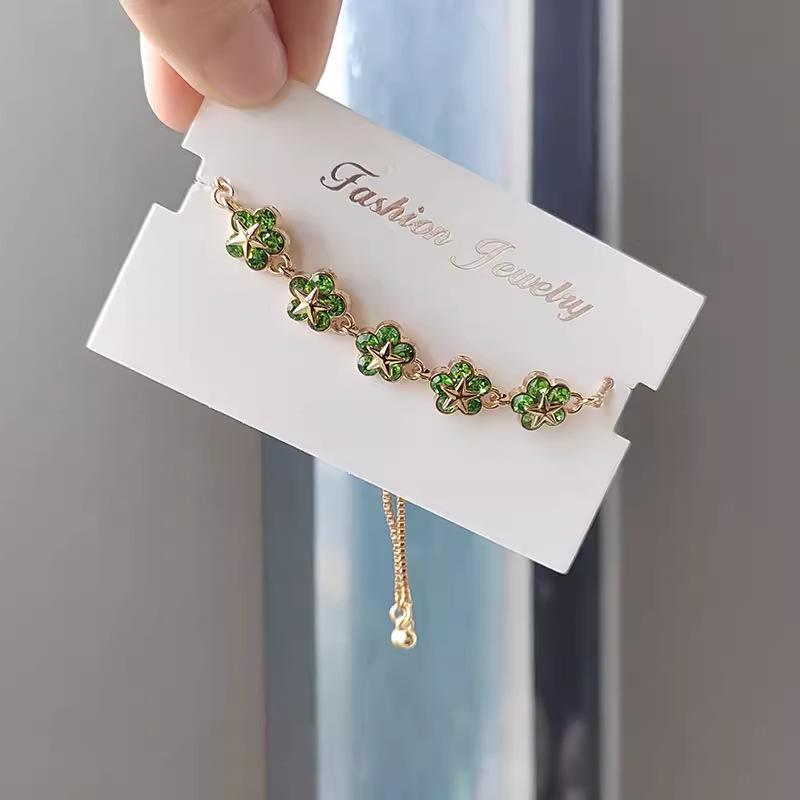 Vòng Tay Hoa Zircon, Bán Chạy, Dành Cho Phụ Nữ, Đơn Giản Và Thời Trang, Thanh Lịch Và Tinh Tế, Thiết Kế Độc Đáo Phụ Kiện Vòng Tay 0