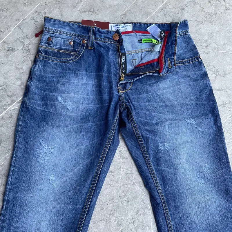 CELANA JEANS PRIA GREEN EMERALD ORIGINAL 7