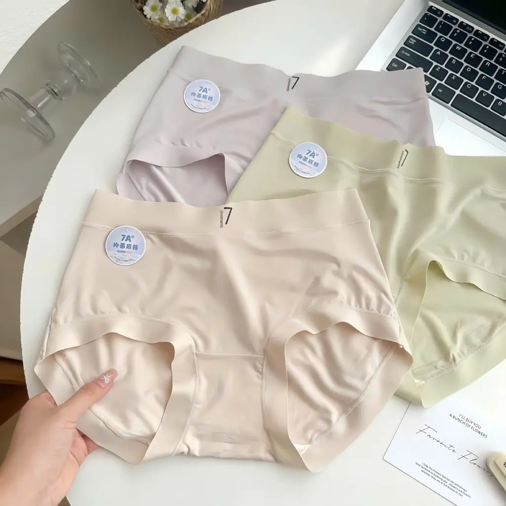 Combo 5 Quần Lót Cotton Cạp Chữ Viền Su Co Dãn Kháng Khuẩn Cạp Vừa Thoáng Mát Thấm Hút Mồ Hôi Q20