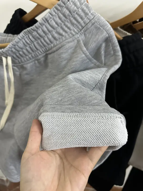 Quần short nam trên gối cạp chun dày T-MAN, quần đùi nam cạp chun chất Nỉ Chân Cua dày dặn cao cấp, co giãn khô thoáng Sport 3
