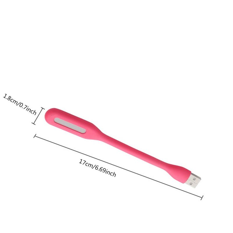 3pcs Bendable Mini USB Light, Foldable Adjustable Desk Mini Lamp, Portable Flexible Reading Light Gadgets for The Home, Bedroom, Office 1