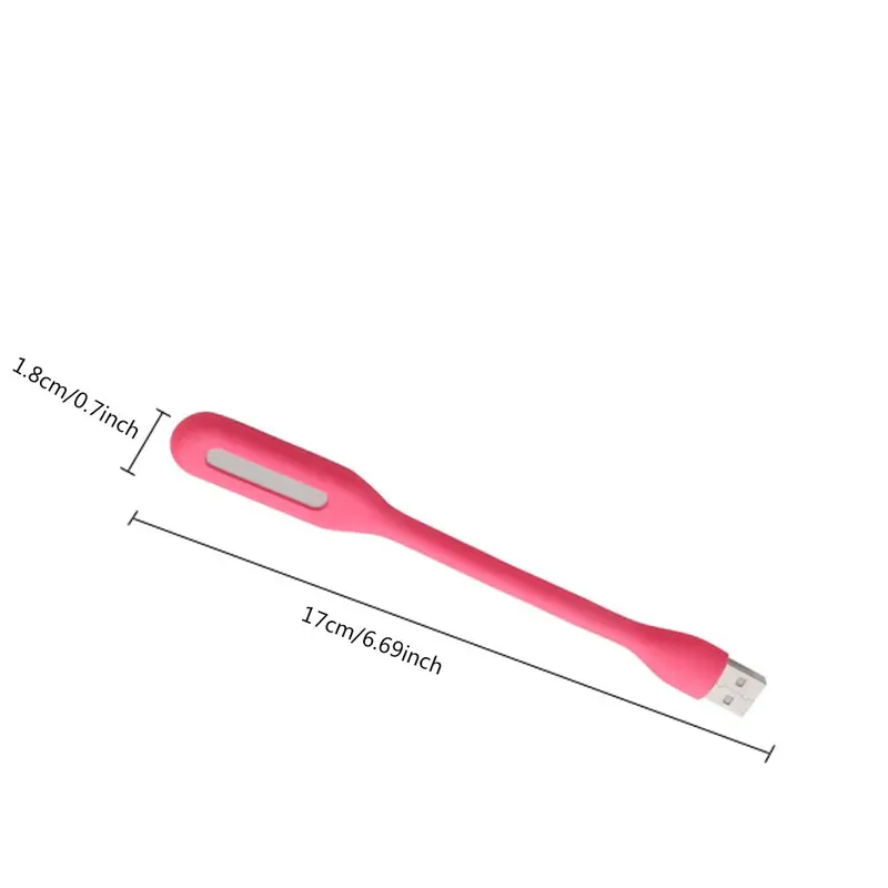 3pcs Bendable Mini USB Light, Foldable Adjustable Desk Mini Lamp, Portable Flexible Reading Light Gadgets for The Home, Bedroom, Office 1