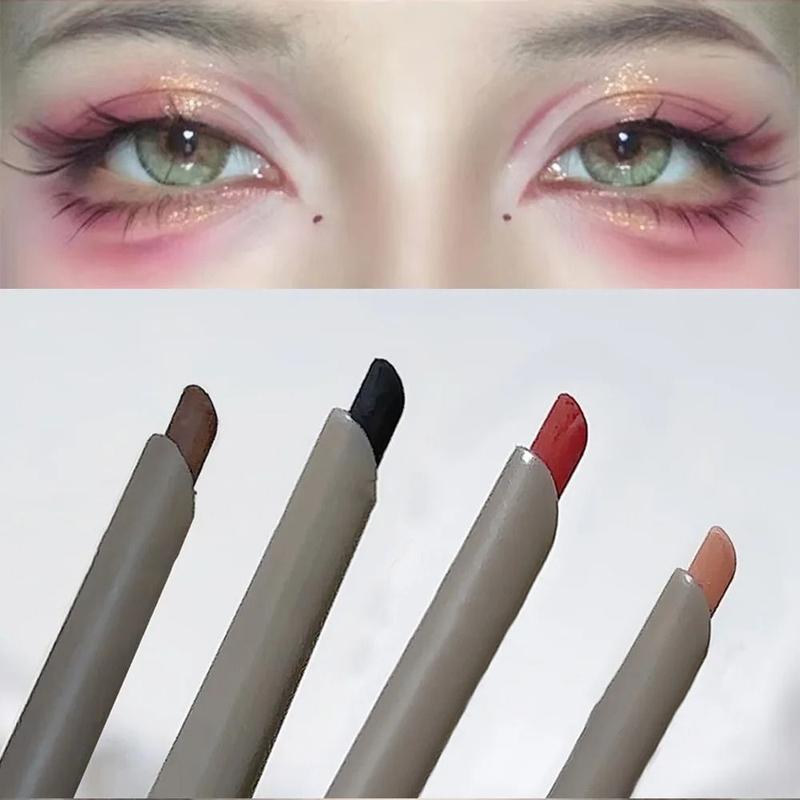 Bút Chì Kẻ Mắt Lì Tự Nhiên, Không Thấm Nước, Mịn Màng, Bút Kẻ Mắt Tơ Tằm Đi nét, Trang Điểm Mắt, Bút Kẻ Mắt Dạng Gel Lâu Trôi, Dành Cho Phụ Nữ 1