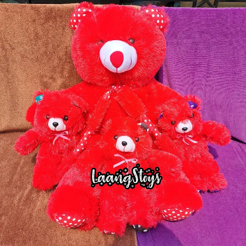 Boneka TedyBear Jumbo 70cm & 35cm Bahan Rasfur Isi Silicon Lembut Cocok Kado Ulang Tahun Anak Cowok Cewek Beraneka Warna Murah COD 2