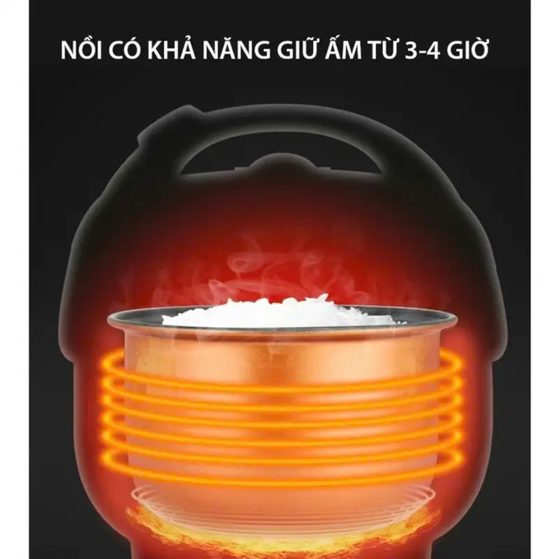 NỒI CƠM ĐIỆN SHÁHP (CÓ VỈ HẤP) DUNG TÍCH TỪ 1L 1L2 1L8 2L 2L2 . ĐIỆN ÁP 220V CÔNG SUẤT 700W - BẢO HÀNH 12 THÁNG. 2