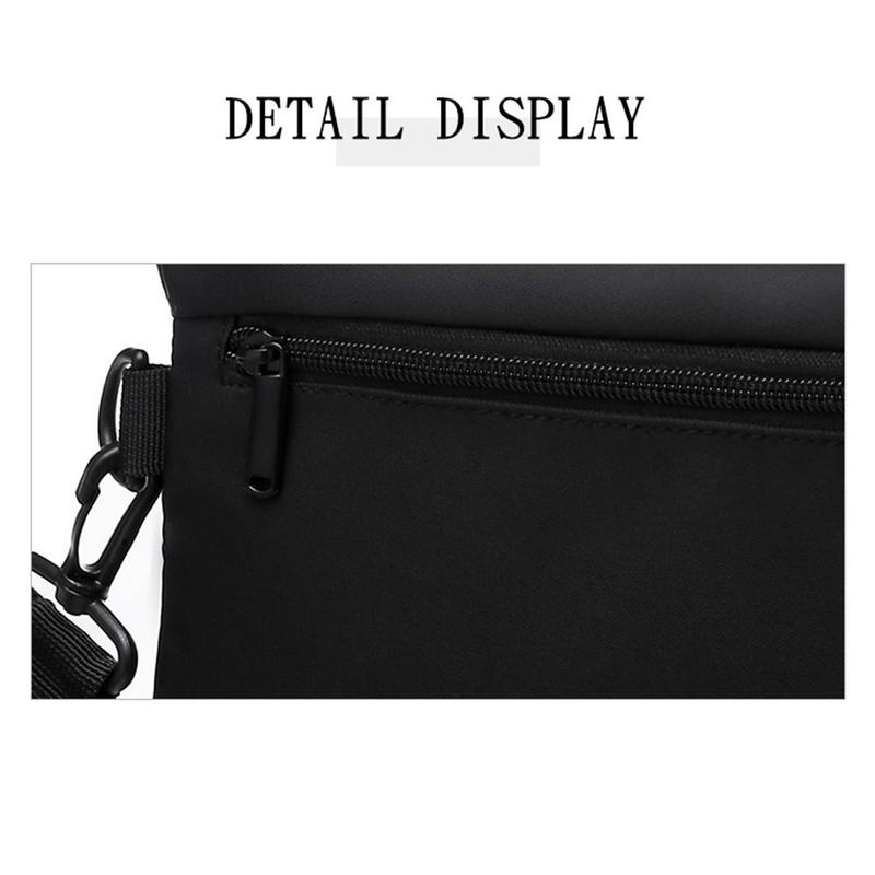 Product Introduction of Men Nylon Chest Pack Cellphone Pouch Outdoor Sports Cross-body Bag Casual Running Cycling Sling Bag 13