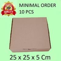 Gambar 25x25x5 cm Dus Kotak Kardus Kraft Polos Packing Cake Kue Bolu Bownies Baju Souvenir dari Nyonya Lie Kota Administrasi Jakarta Utara 1 Tokopedia