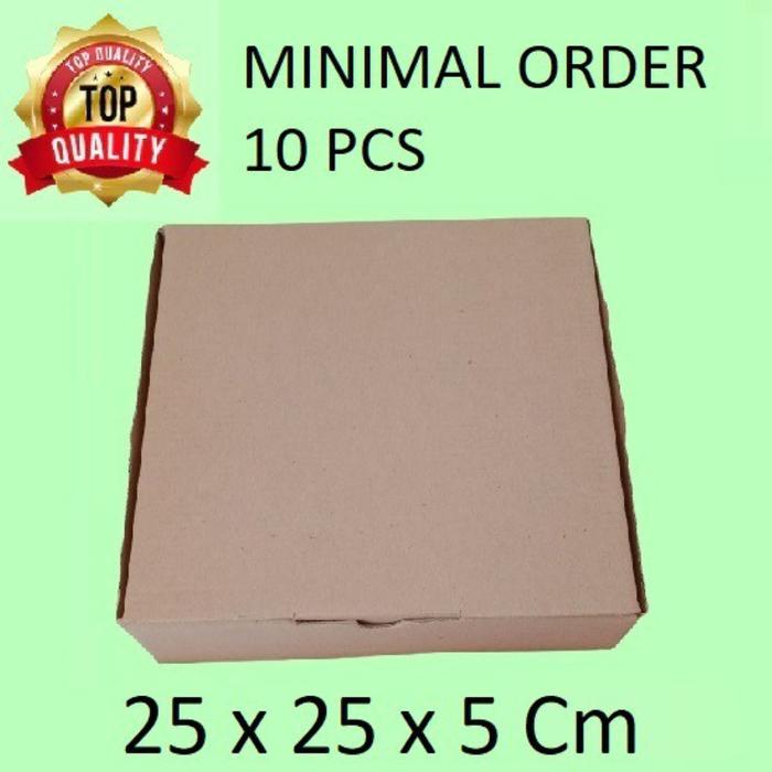 Gambar 25x25x5 cm Dus Kotak Kardus Kraft Polos Packing Cake Kue Bolu Bownies Baju Souvenir dari Nyonya Lie Kota Administrasi Jakarta Utara Tokopedia
