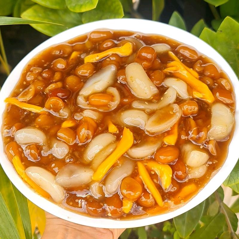 [Tặng quà] Combo 4 hủ 2,2kg - 2 loại mix vị (2 hủ me đác, 2 hủ me đác mít, 2 hủ me dừa nước, 2 hủ me dừa nước mít) vị Chua ngọt, mỗi hủ 550gr [ Tặng kèm] 1 bình đá 1,4 lít (màu ngẫu nhiên) và 2 túi đậu phộng 5